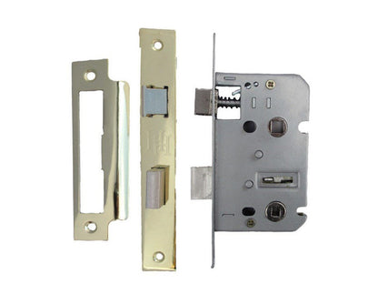 Serrure à guillotine réversible pour salle de bain, 2,5" et 3"