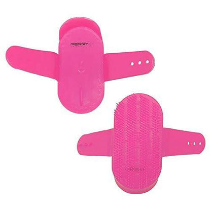 Étrille en plastique Perry Equestrian, accessoire de toilette pour chevaux et poneys de taille moyenne