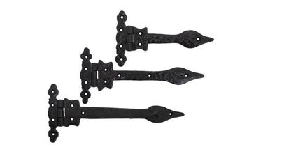 PAIRE de charnières à lames en fonte 6"/9"/12"