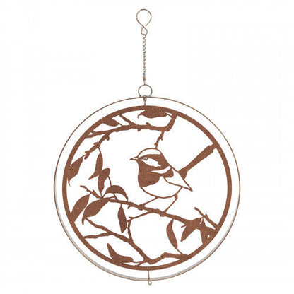 Tourniquet à suspendre en forme de silhouette d'oiseau - Bronze noir