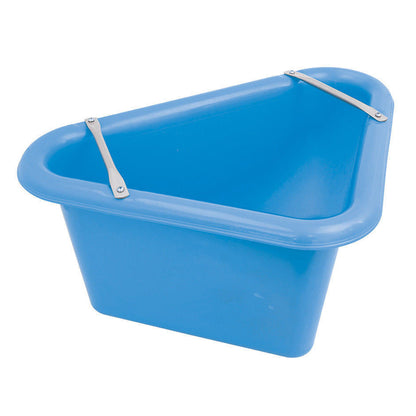 Mangeoire triangulaire Perry Equestrian pour chevaux, eau et support