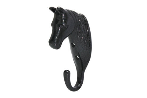 Perry Equestrian Tête de cheval Crochet mural simple pour écurie Porte-manteau Cheval Poney