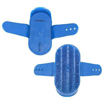 Étrille en plastique Perry Equestrian, accessoire de toilette pour chevaux et poneys de taille moyenne