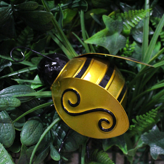 Décoration murale en métal représentant une abeille bourdon