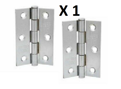 Charnière de porte coupe-feu Perry Shield en zinc de qualité CE7, 7,6 cm (3 po), Certifire, avec hache fileté - FD60 (sans vis)