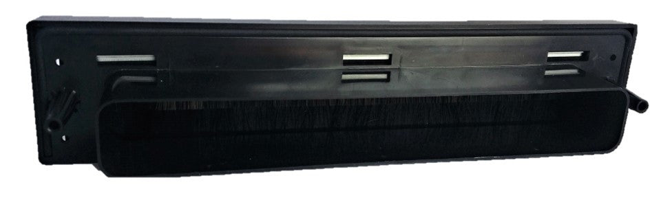 Boîte aux lettres de 12 pouces, boîte aux lettres de porte, noire