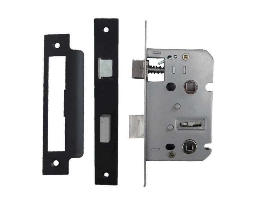 Serrure à guillotine réversible pour salle de bain, 2,5" et 3"