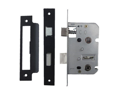Serrure à guillotine réversible pour salle de bain, 2,5" et 3"