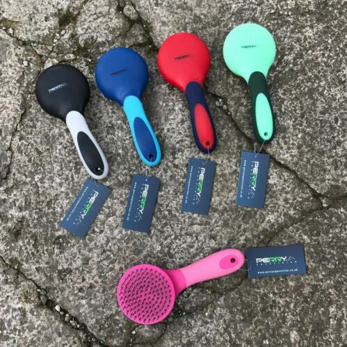 Brosse ergonomique pour queue et crinière Perry Equestrian, kit de toilette pour chevaux et poneys