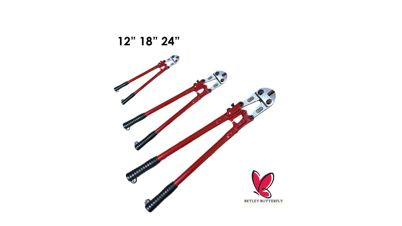 Coupe-boulons robustes de 12", 18" et 24" pour câble, chaîne, fil, cadenas