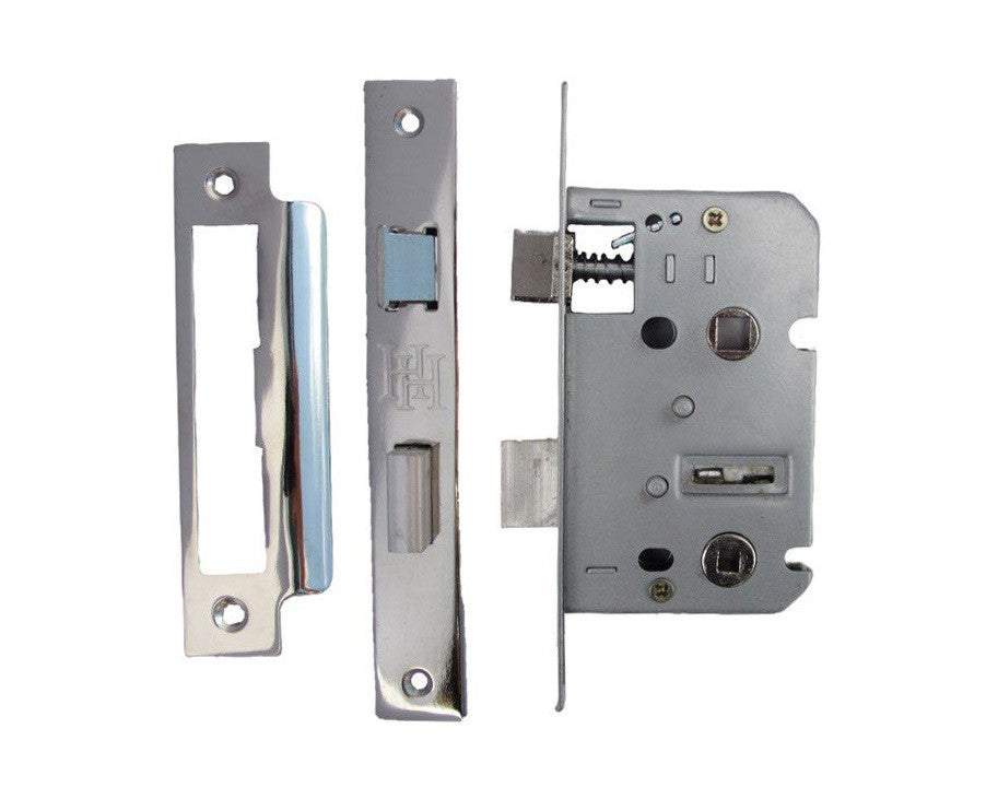 Serrure à guillotine réversible pour salle de bain, 2,5" et 3"
