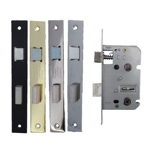 Serrure à guillotine réversible pour salle de bain, 2,5" et 3"