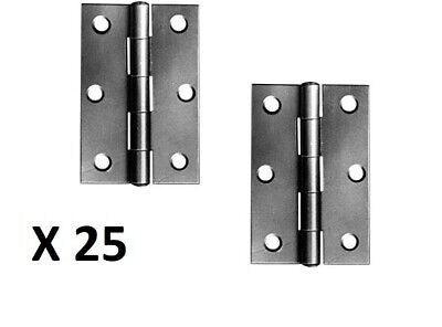 Charnière de porte coupe-feu Perry Shield CE7, chrome satiné, 7,6 cm (3 po), avec goupille filetée - FD60 (sans vis)