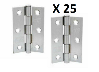 Charnière de porte coupe-feu Perry Shield en zinc de qualité CE7, 7,6 cm (3 po), Certifire, avec hache fileté - FD60 (sans vis)