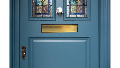 Boîte aux lettres de 12 pouces, boîte aux lettres de porte, dorée