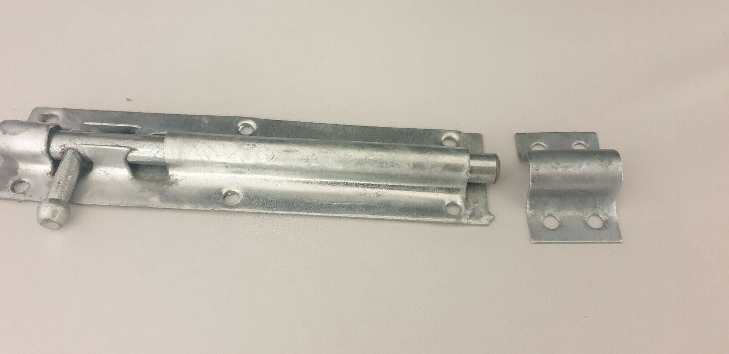 Lot de 2 verrous de portail coulissants galvanisés de 15 cm pour abri de jardin