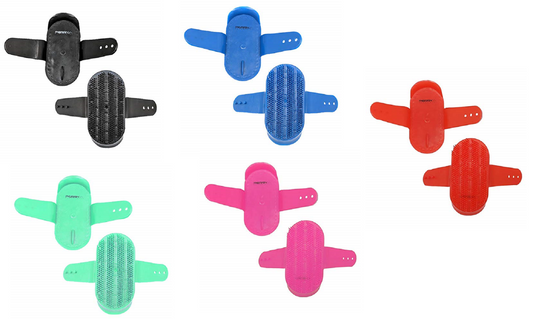 Étrille en plastique Perry Equestrian, accessoire de toilette pour chevaux et poneys de taille moyenne