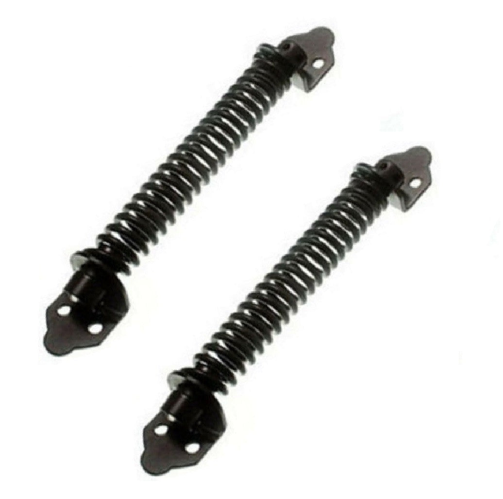 2x RESSORT DE FERMETURE DE PORTAIL DE JARDIN réglable 8" ou 10" Noir Galv