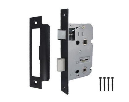 Serrure à guillotine réversible pour salle de bain, 2,5" et 3"