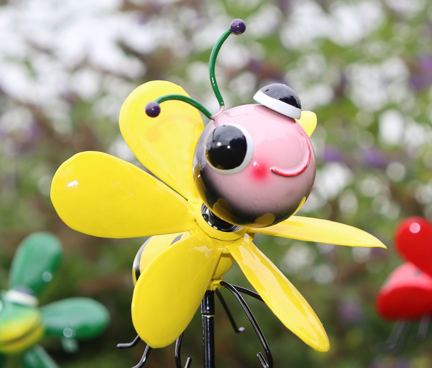 Tuteur de jardin en métal pour abeilles