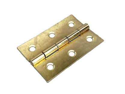 CHARNIÈRES À BOUT 75 mm (3 po) - Charnières de porte plaquées laiton - tailles de paquets multiples