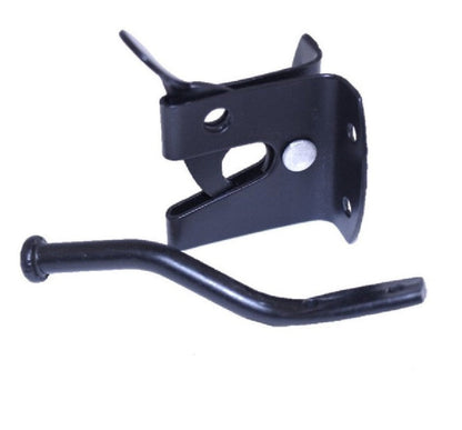 Lot de 2 loquets de portail automatiques pour portes de jardin, abris de jardin, noir galvanisé
