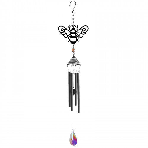 Carillon éolien Silhouette d'abeille - Noir