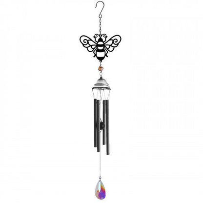 Carillon éolien Silhouette d'abeille - Noir