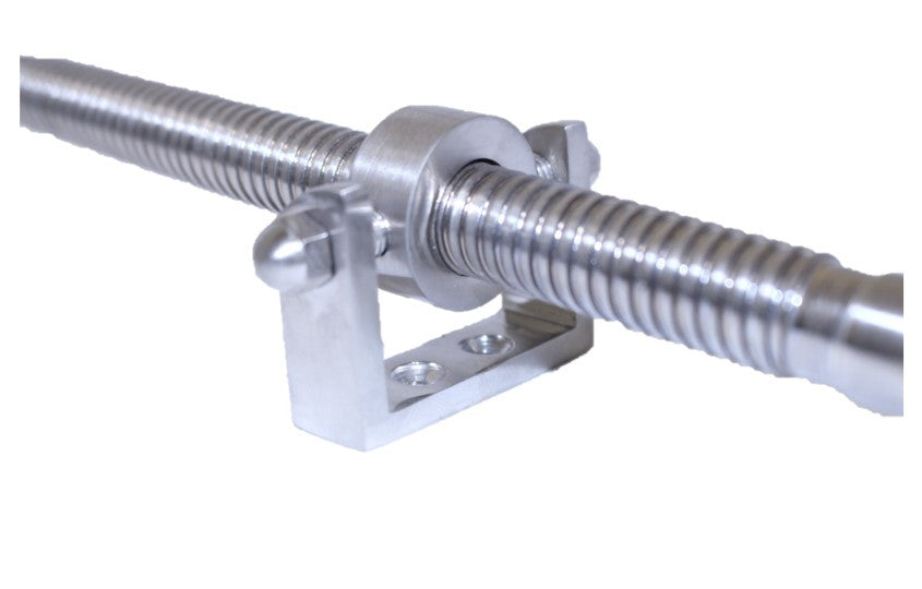 Vérin à vis pour fenêtre satinée, puits de lumière, filetage double 300 mm