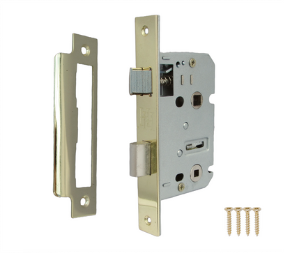 Serrure à guillotine réversible pour salle de bain, 2,5" et 3"