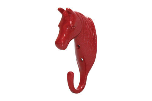 Perry Equestrian Tête de cheval Crochet mural simple pour écurie Porte-manteau Cheval Poney