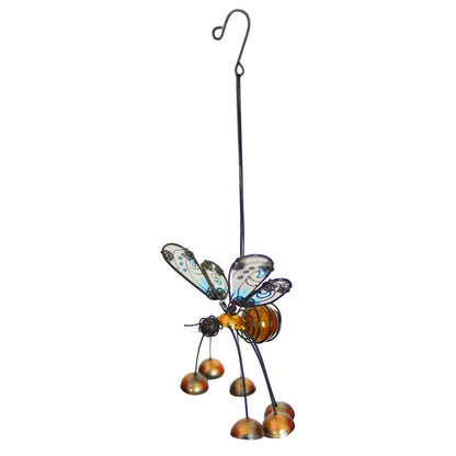 Clochettes fantaisie en forme d'abeille à ailes de verre
