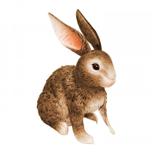 Maman Lapin Brun en Métal