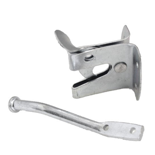 Loquet de portail automatique pour jardin, cour, porte, serrure - Finition zinguée