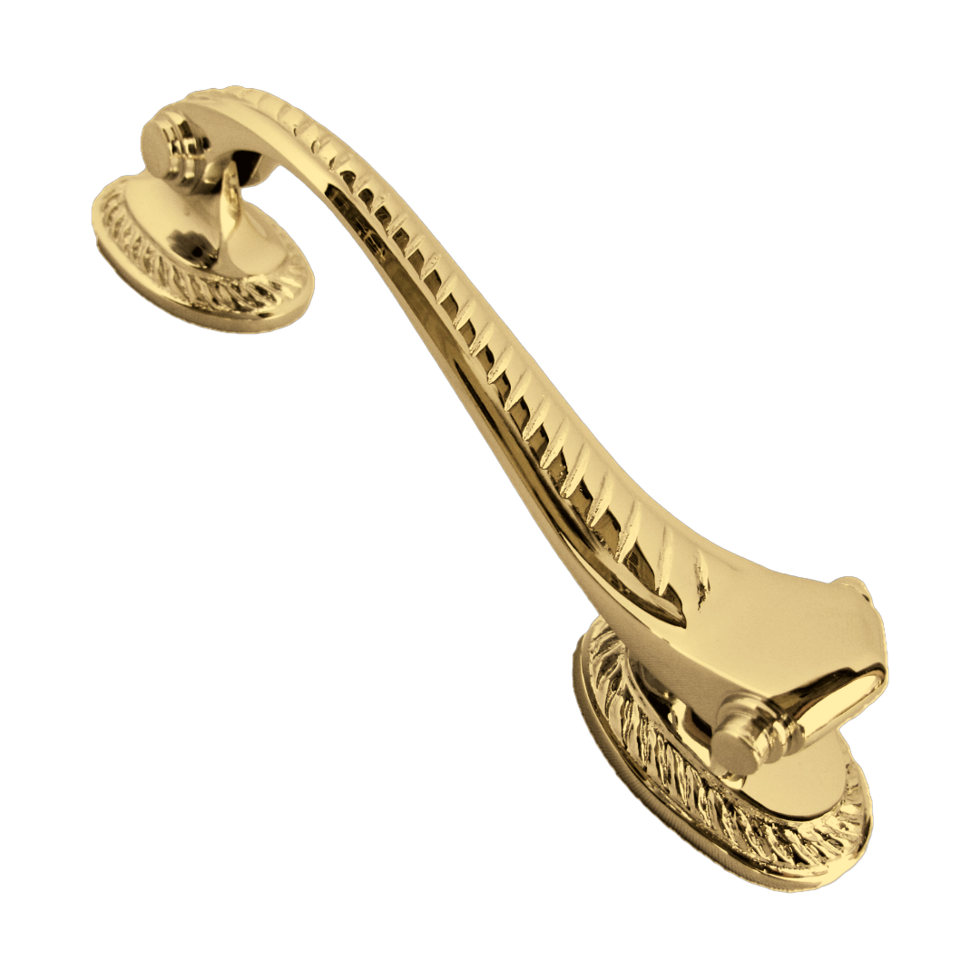 Heurtoir de porte traditionnel en laiton de style géorgien, motif médecin, 15 cm