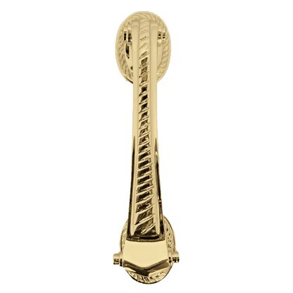 Heurtoir de porte traditionnel en laiton de style géorgien, motif médecin, 15 cm
