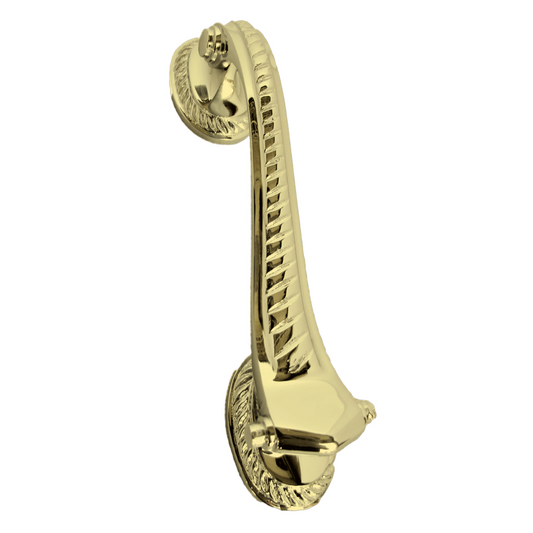 Heurtoir de porte traditionnel en laiton de style géorgien, motif médecin, 15 cm