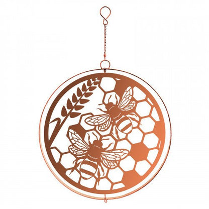Tourniquet suspendu en forme de silhouette d'abeille - Bronze noir