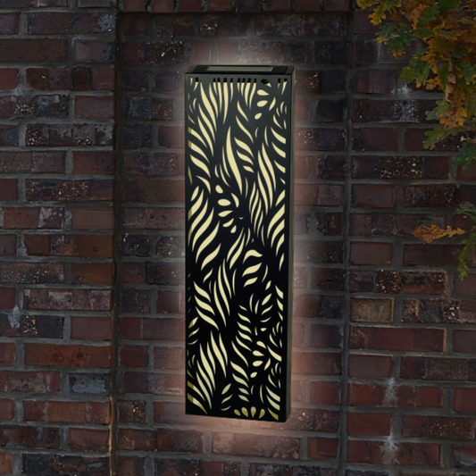 Panneau solaire mural en feuille métallique petit/grand