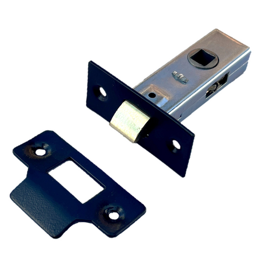 Loquet tubulaire à mortaise 2,5" 63 mm Poignée de porte intérieure NOIRE 1-10
